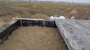 свайно- ленточный фундамент для дома из керамзитобетонных блоков