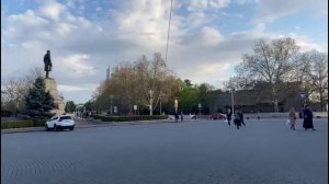 В Крым на мотоцикле FIREGUARD 250. Часть 7. Ночевка за Лисичанском, Севастополь, 35 батарея.