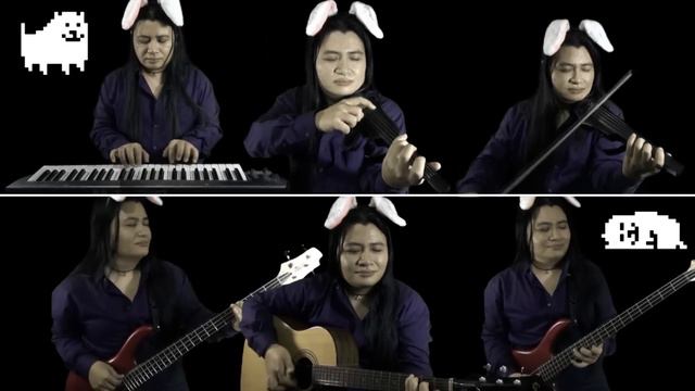 Undertale - Dogsong (Rondo) [Electric Violin/Guitar/Bass Cover/Remix] || String Player Gamer