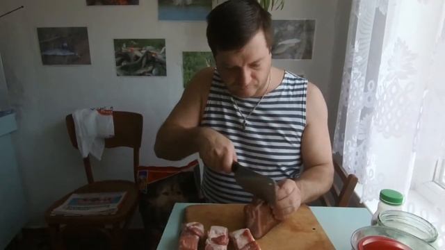 Копчение сала в домашних условиях (часть 1). Солим сало. смотреть онлайн