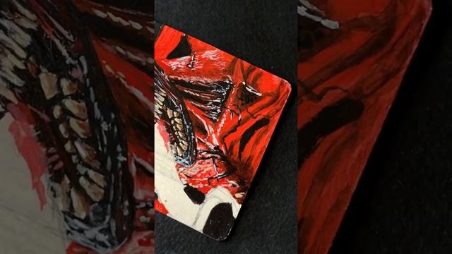 Нарисовал Карнажа на игральной карте / Draw Carnage on playing card