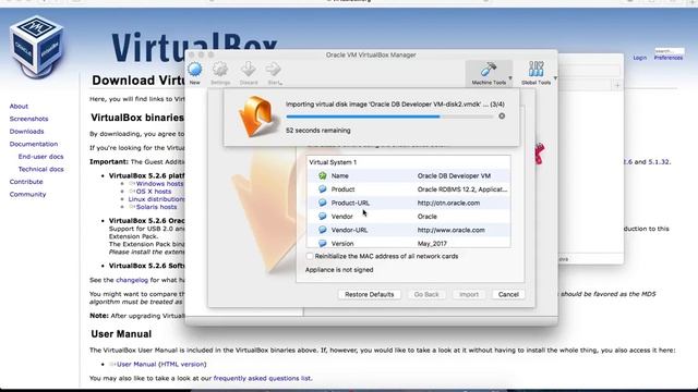 Install ORACLE on MacBook