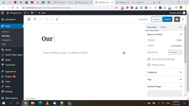 How to use Html5 Video Player In WordPress | Best video player plugin for WordPress смотреть онлайн