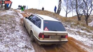 Жёсткая заруба ТАЗов на бездорожье! Иномарки психанули.