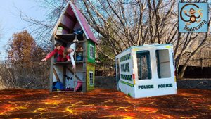 Диана, Даня и Милан 24 часа в трёхэтажном домике. Манкиту