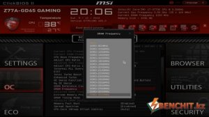 Видеобзор BIOS материнской платы MSI Z77A-GD65 Gaming