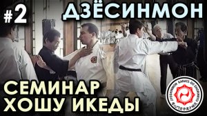 Прикладная техника Дзёсинмон Карате-до: семинар Со-Шихана Хошу ИКЕДЫ – 2.