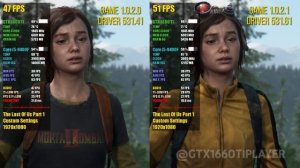 The Last Of Us Part I 1.0.2.1 vs 1.0.2.0 | Nvidia Drivers 531.41 vs 531.61