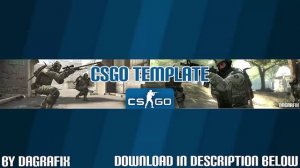 CSGO Channel Art Template 37 - Free Photoshop Download