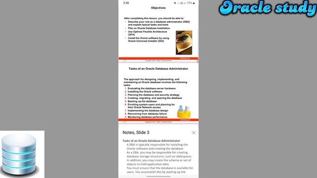 Explain Tasks of an Oracle database administrator смотреть онлайн