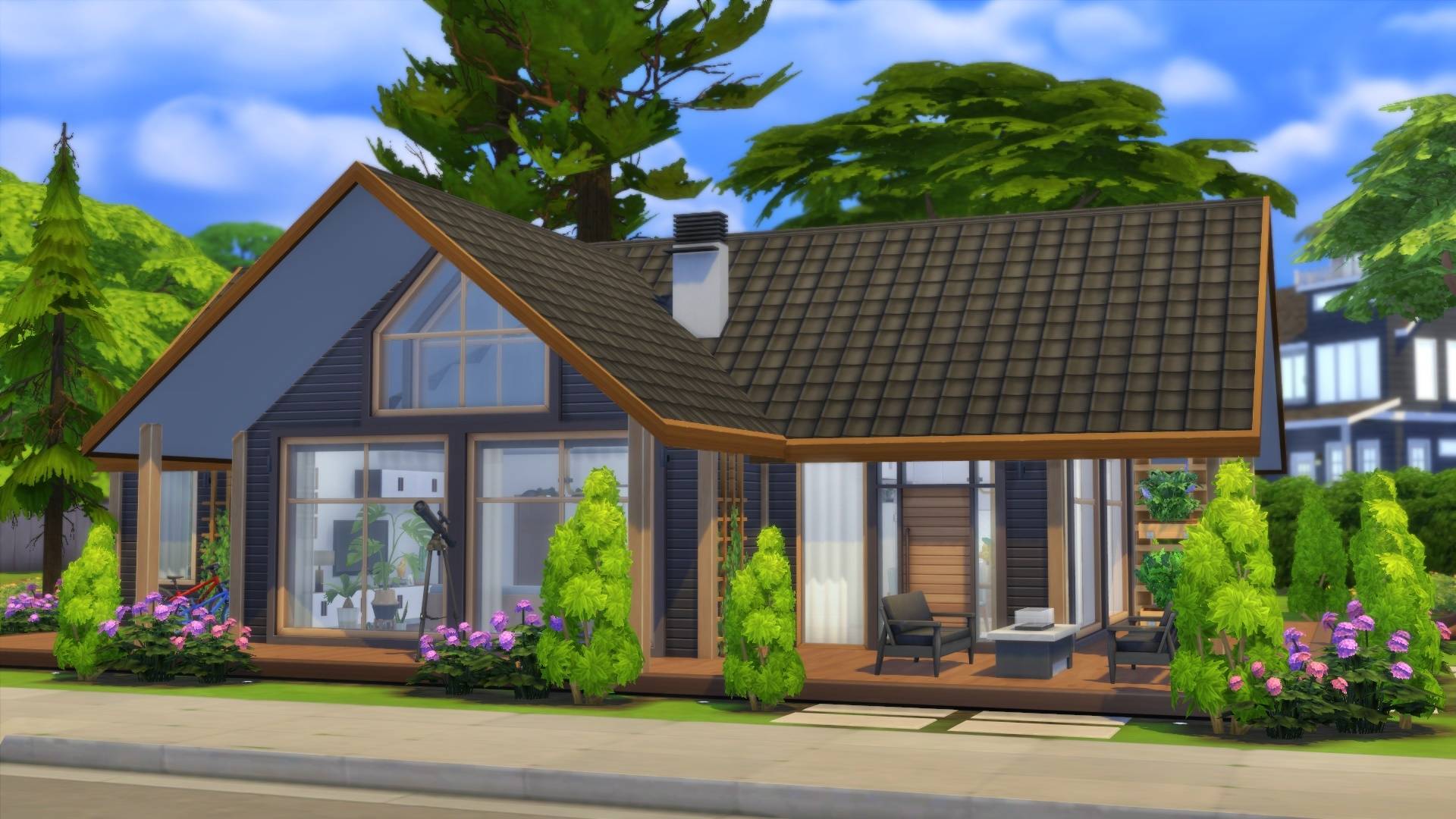 РОСКОШНЫЙ СЕМЕЙНЫЙ ДОМ🌻THE SIMS 4 Строительство | Mulena Sims 4 смотреть онлайн