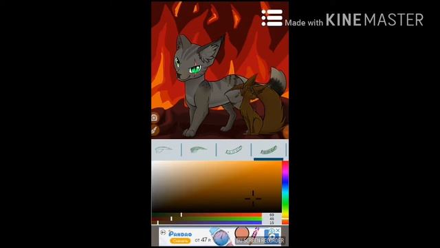 Делаем котов воителей(с помощью приложения Аватар Мейкер)