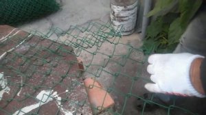 Подготовка сетки рабицы к монтажу.Обзор рулона.