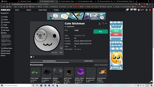 Roblox UGC Creator Made Henry Stickmin HEADS смотреть онлайн