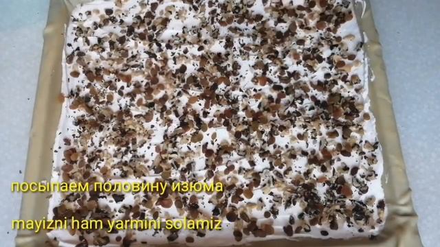 Очень вкусный пахлава с орехами и изюмом/Judayam Mazzali Paxlava Mening Ritseptim