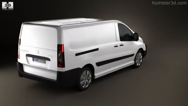 Citroen Jumpy Panel Van L2H1 2011 by 3D model store Humster3D.com смотреть онлайн