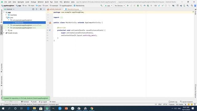 Cách push code từ Android studio lên Github смотреть онлайн
