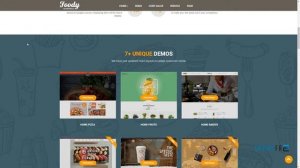 Foody - WordPress Restaurant Reservation and Food Store Website Theme