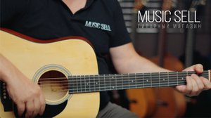 АКУСТИЧЕСКАЯ ГИТАРА ACOUSTIC GUITAR MARTINEZ NATURAL