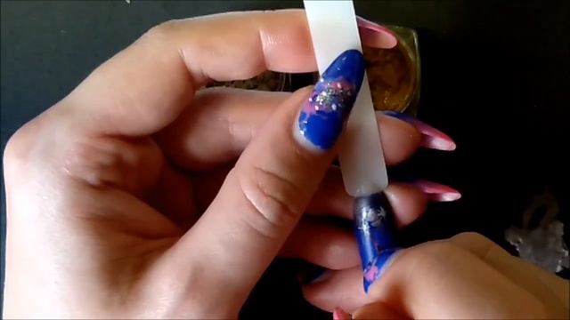 Простые зимние дизайны гель лаками и магнитным пигментом "Кошачий глаз". Часть 2 смотреть онлайн