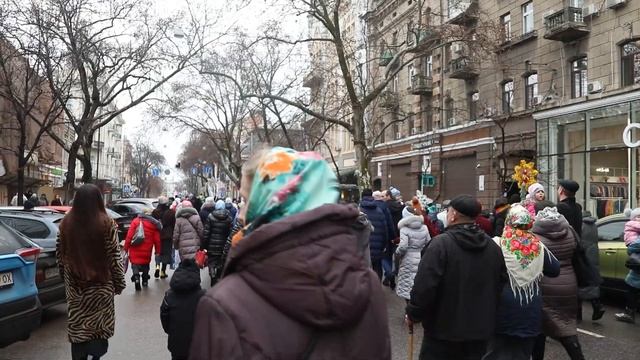 В центре Одессы пели рождественские колядки смотреть онлайн