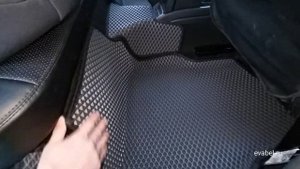 Volkswagen Polo седан 5е поколение рестайлинг eva коврики в салон нестандарт evabel.ru 88002224845