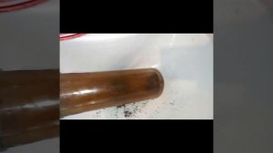 Результат использования фильтра для воды на вводе в дом
