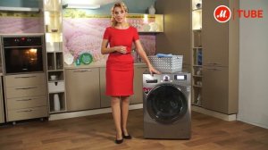 Видеообзор стиральной машины с сушкой LG F1695RDH7 с экспертом «М.Видео»