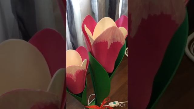 Светильник «Букет Тюльпанов» из изолона 2мм