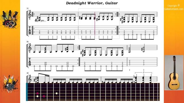 Deadnight Warrior - Children Of Bodom - Guitar смотреть онлайн