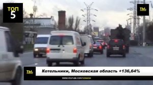 Самые быстрорастущие города России!! ТОП 10!