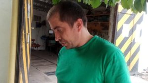 Мусорный бак со старого баллона из под фриона