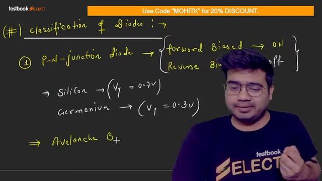 Diode Classfications | Basic Concept & MCQ for SSC JE,RRB JE Electrical 2022 | Mohit Sir