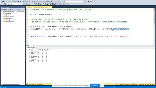17.Weather Observation Station 12| SQL HackerRank | hackerrank solution | Rajanikanth Gaja