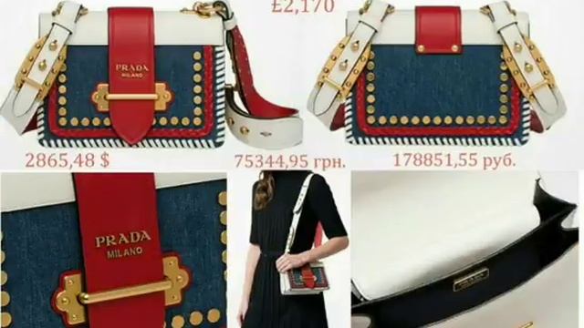 Сколько стоят и как выглядят сумки от Прада. Новинки люкса. / The price of bags from Prada. New lux смотреть онлайн