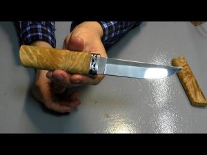 Нож из  стали х12мф Анонс на розыгрыш