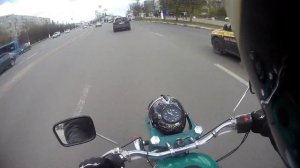 Урал одиночка м66 по городу Тверь ч.3