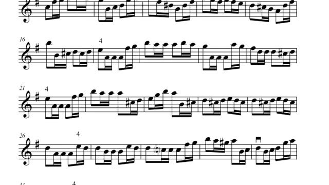 Franz Wohlfahrt - 60 Studies for Violin Op. 45 No. 4
