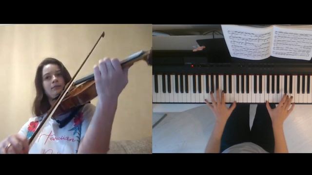 кавер на скрипке и фортепиано - DUET INVERSION  -  PUMP IT Black eyed peas cover