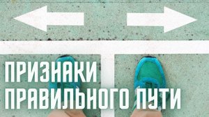 Признаки правильного пути .Максим Каскун
