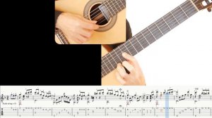 Eterna saudade (D. Reis), Guitar tutorial, sheet and Tab