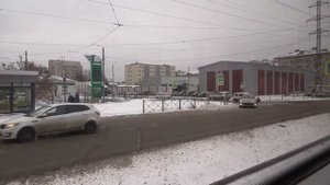 KAZAN TRAM! Казань. Маршрут трамвая №3, Ж/Д Вокзал - ул.Глазунова, трамвай 71-407-01 №1114