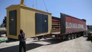 Отгрузка КТП-1000/10-0,4 с установленным внутри силовым трансформатором на 1000 кВА