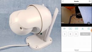 Бюджетная поворотная беспроводная IP-камера видеонаблюдения BESDER BES-A6 с подсветкой (Wi-Fi/1080p