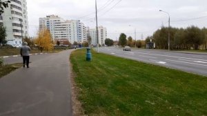 Москва 3165 улица Брусилова осень день