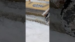 Резина Петлас на ЛуАЗе зимой.