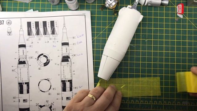 Revell 1:144 Saturn V rocket. Part 4: Lander, Paint & Decals смотреть онлайн