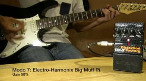Muestra de Sonido Digitech DF-7 Distortion Factory (Parte 2)