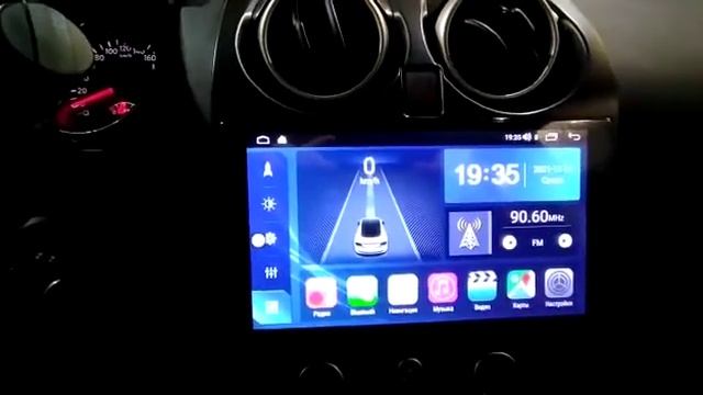 Nissan Qashqai 2007+. Установка магнитолы Unison S2/32 Uis7863 смотреть онлайн