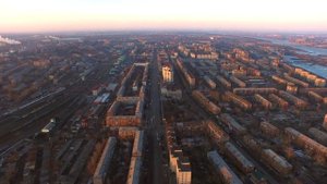 Омск с высоты птичьего полета